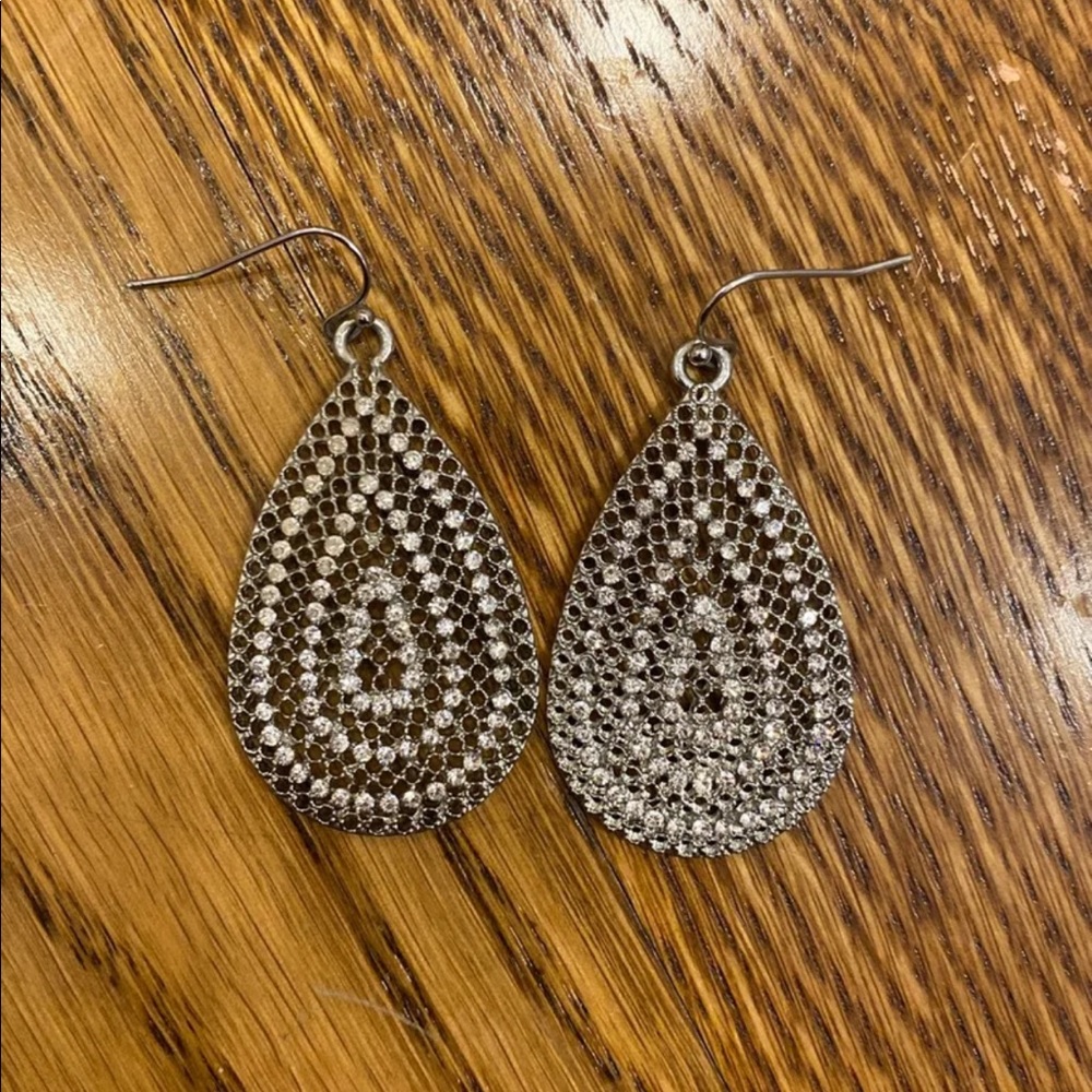 Diamond boutique dangly earrings